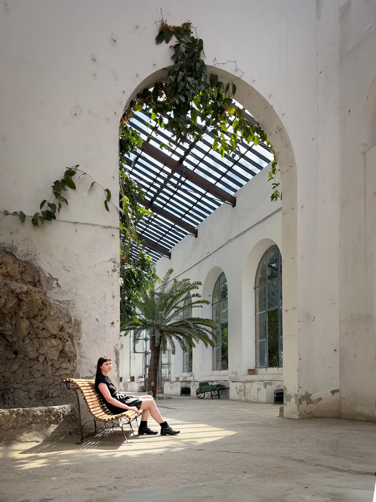 Girl in Botanical Gardens